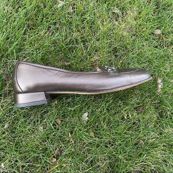 Salvatore Ferragamo Women Soft Leather Golden Brown Size 7B Pump - Picture 9 of 11